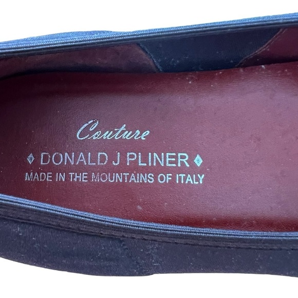 Donald J. Pliner Couture Women's Leather Flat Ballet Shoes Slip-On 2 Tone Sz 6.5 - Picture 7 of 8